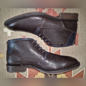 🔥New! Josef Seibel Earl 04 Men's 9.5 US 43 EU Chukka Leather Boots Brown/Navy